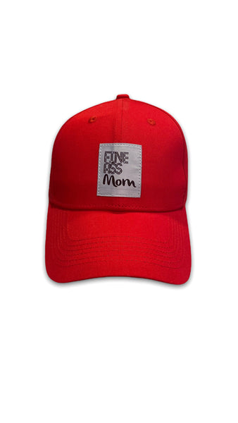 Fine Ass Mom Baseball Cap (Red)